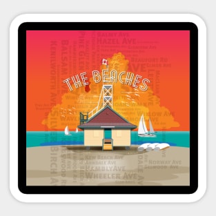 the Beaches Sticker